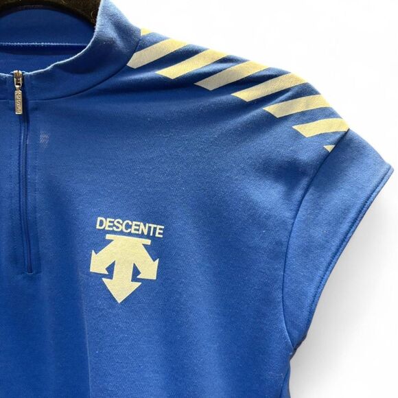 Vintage Women's Descente Sleeveless Cycling Jersey size M -- Made in Japan - Picture 3 of 8